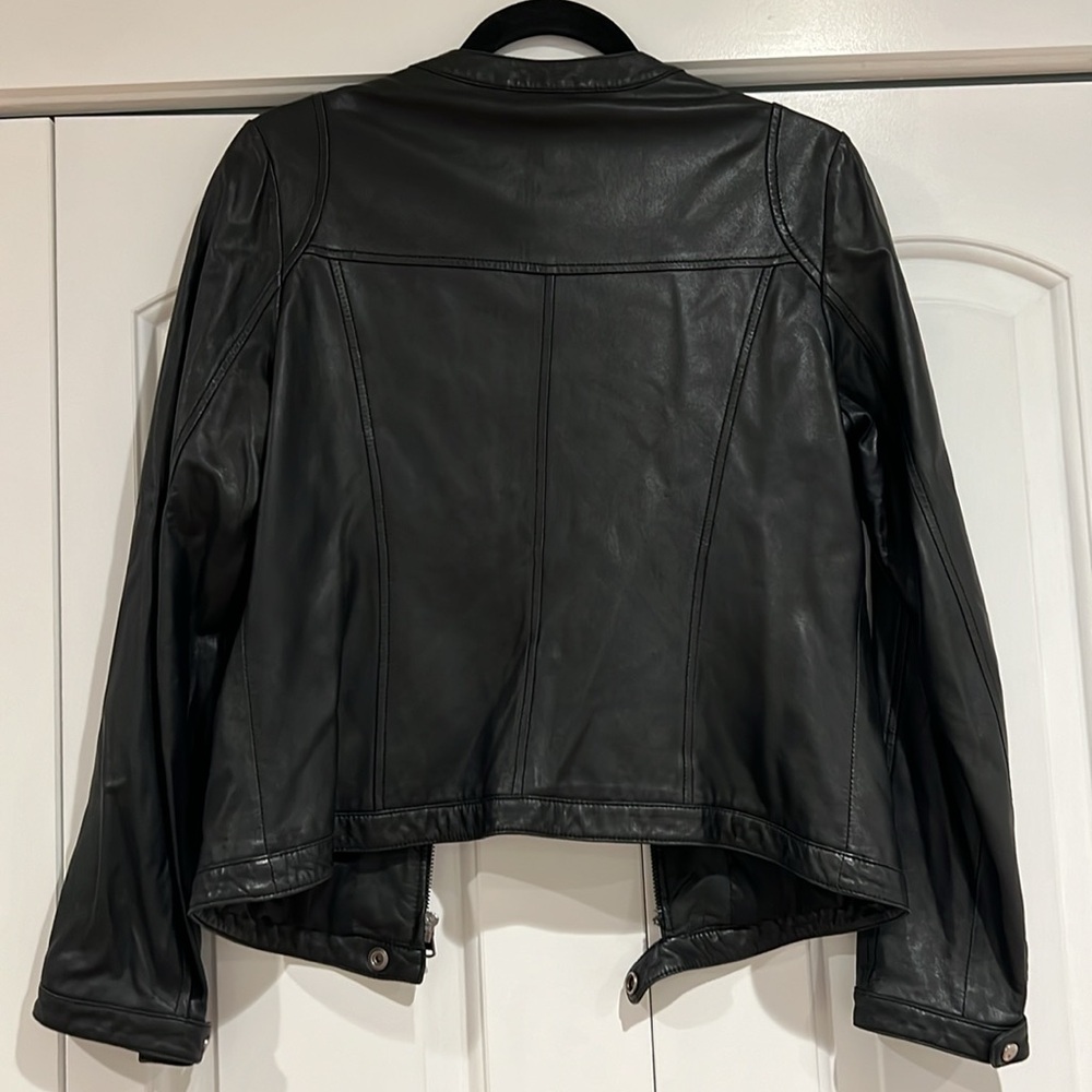 Asobio black leather jacket.  Large‎ - Picture 6 of 8